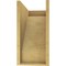 Ekena Millwork 10"W x 20"D x 20"H Classic Burlington Rough Cedar Woodgrain TimberThane Corbel, Primed Tan CORUR10X20X20BURRCPR - alternate 6